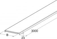 GFK-Rinnendeckel KKD 200