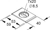 Aufhängelasche GTL 40 FG