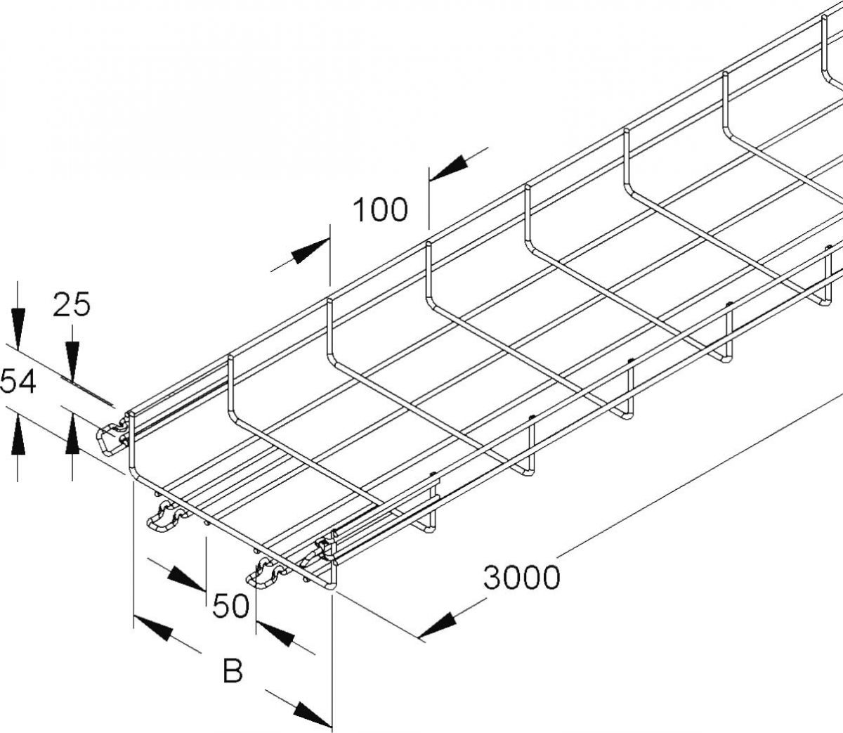 Gitterrinne MTC 54.200 E3