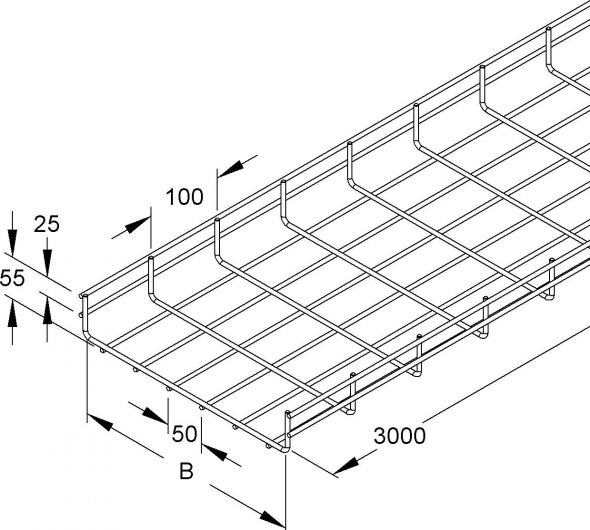 Gitterrinne MT 54.100 F Gitterrinne MT 54.100 F
