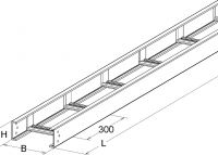 GFK-Kabelleiter UL 80.400/3