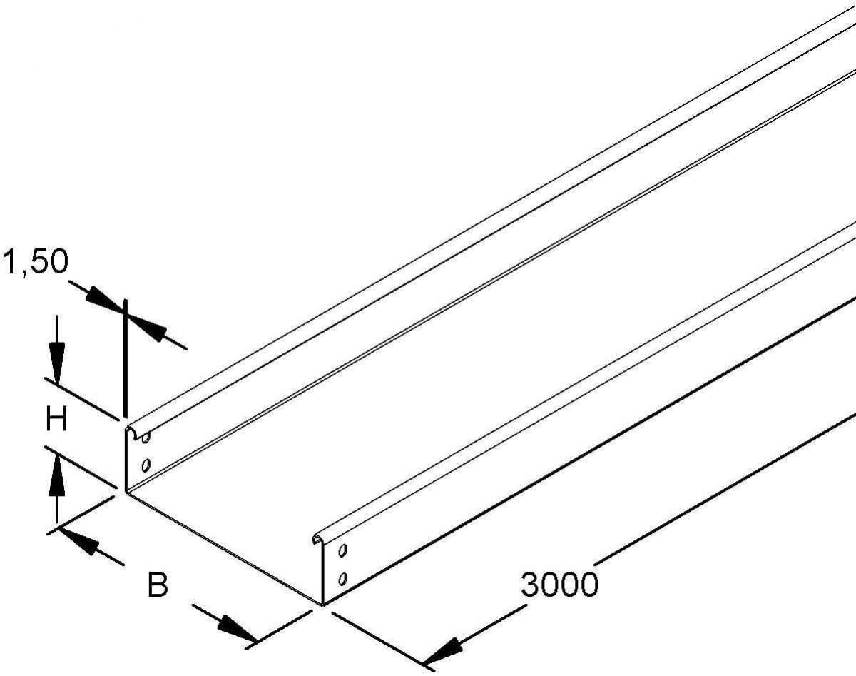 Kabelrinne RSU 60.100 Kabelrinne RSU 60.100