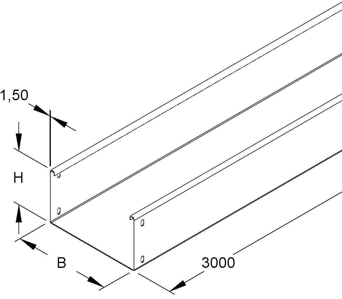Kabelrinne RSU 110.550 F