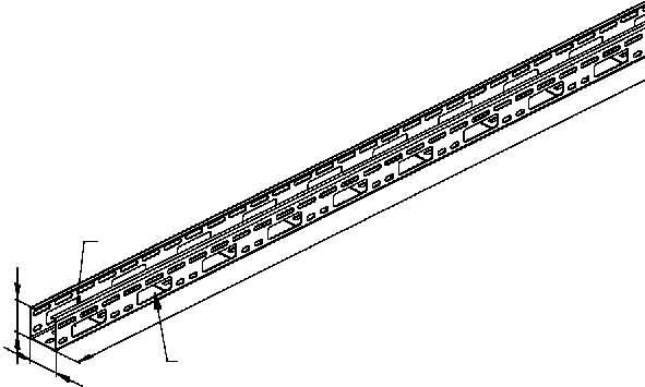 Verteilerrinne, gelocht RSVX 110.200 S Verteilerrinne, gelocht RSVX 110.200 S