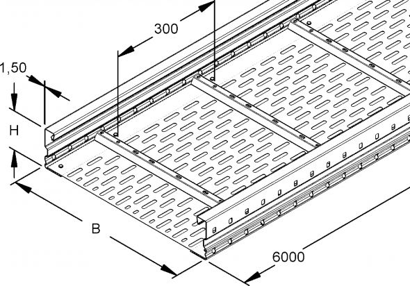 Weitspannrinne 153Y2-500