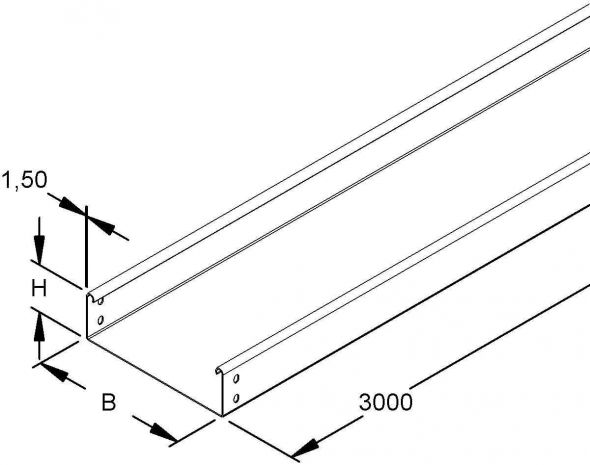 Kabelrinne RSU 60.300 F