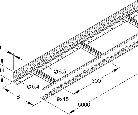 Kabelpritsche 151C1-300-L63