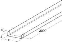 GFK-Kabelrinne KK 50.200