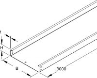 Kabelrinne RSUS 60.200 OV