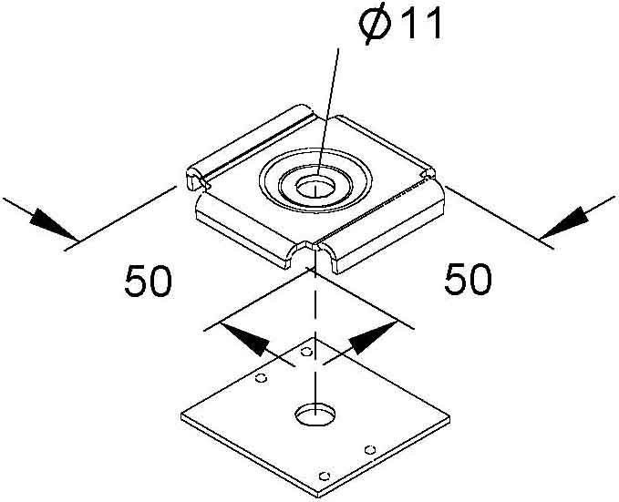 Befestigung GRKB 10 F