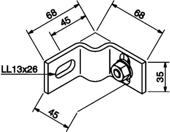 Ankerkloben 16J3-C