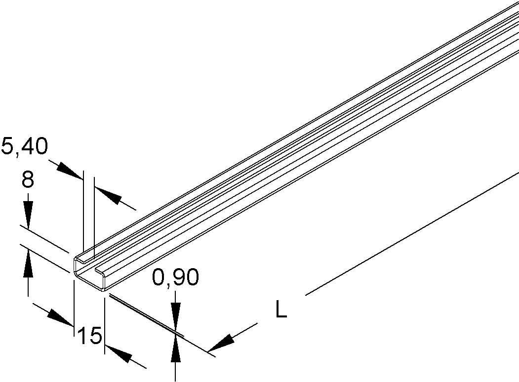 Zählerschienen 2930/2 BO