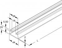 Ankerschiene 2985/2 FO