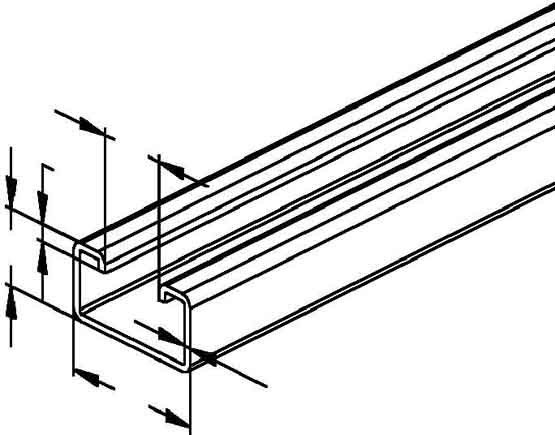 Ankerschienen 2991/700 FL