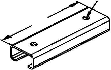 Ankerschiene 2970/100-3 SL