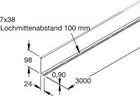 Trennsteg f.Weitspannrinn. 153W13-A