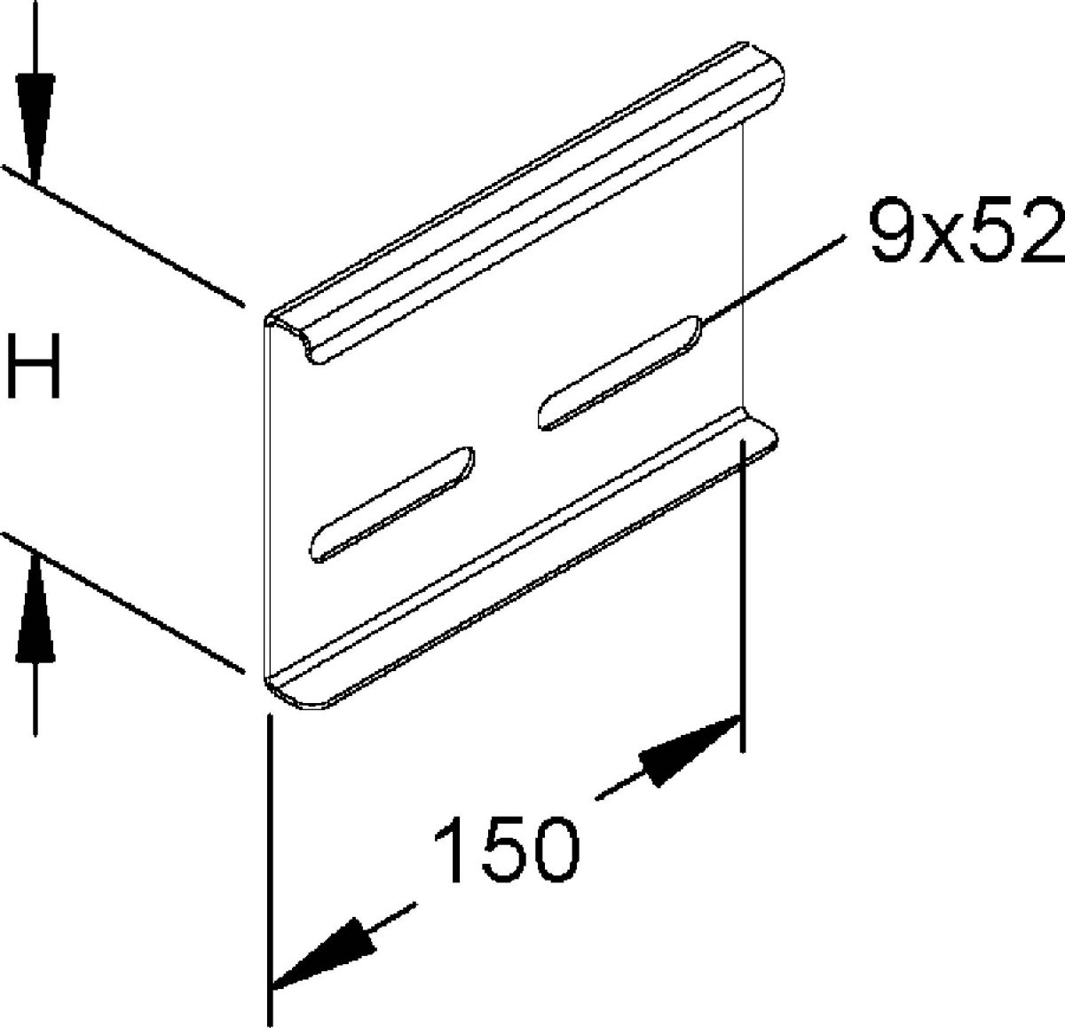 Stoßverbinder 153E11-A Stoßverbinder 153E11-A