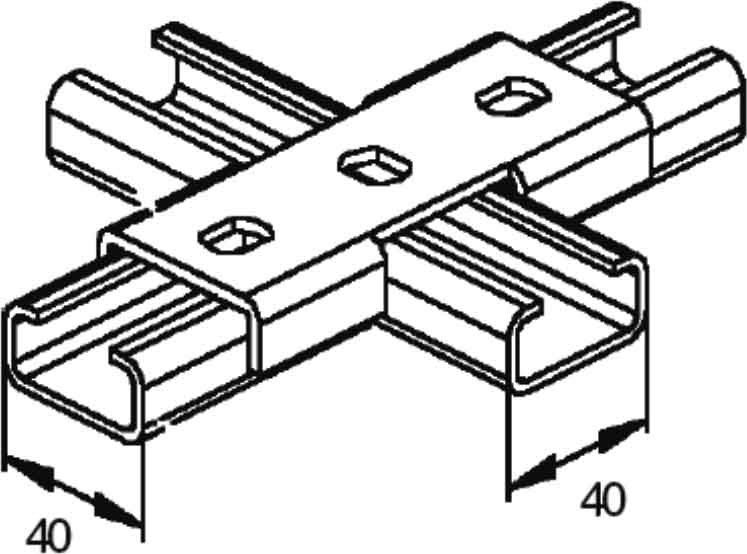 Kreuz-Verbindung KV 40 Kreuz-Verbindung KV 40