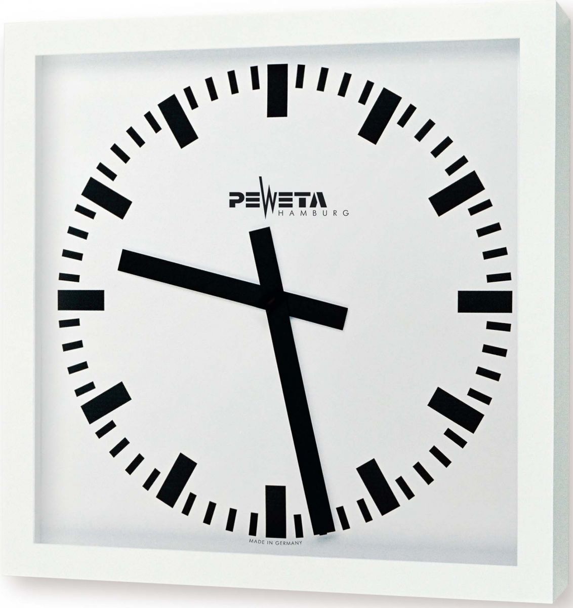 Wanduhr Balkenziffern 50cm 71.370.521 Wanduhr Balkenziffern 50cm 71.370.521