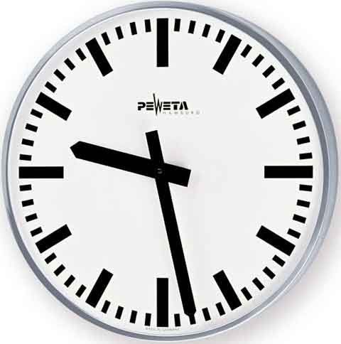 Wanduhr Balkenziffern 30cm 71.250.321 Wanduhr Balkenziffern 30cm 71.250.321