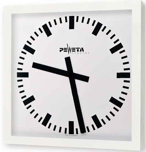 Wanduhr Balkenziffern 60cm 51.370.621 Wanduhr Balkenziffern 60cm 51.370.621