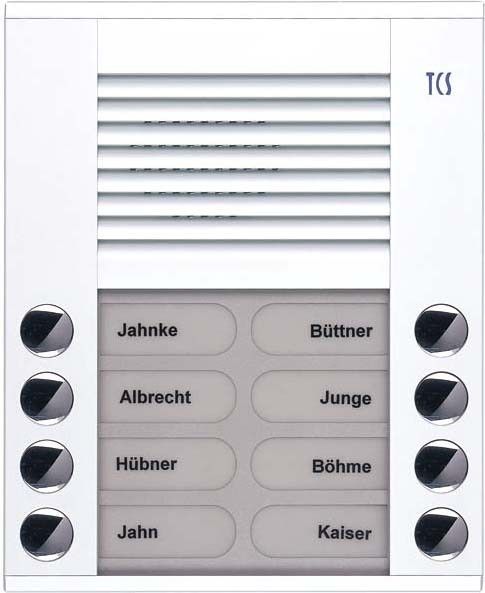 Audioaußenstation 2-reihig PES08-WS/04 Audioaußenstation 2-reihig PES08-WS/04