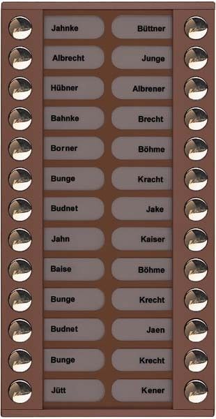 Audioaußenstation 2-reihig PET26-EB/04 Audioaußenstation 2-reihig PET26-EB/04