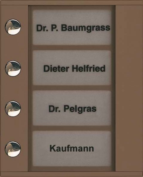 Audioaußenstation 1-reihig PDT04-EB/04
