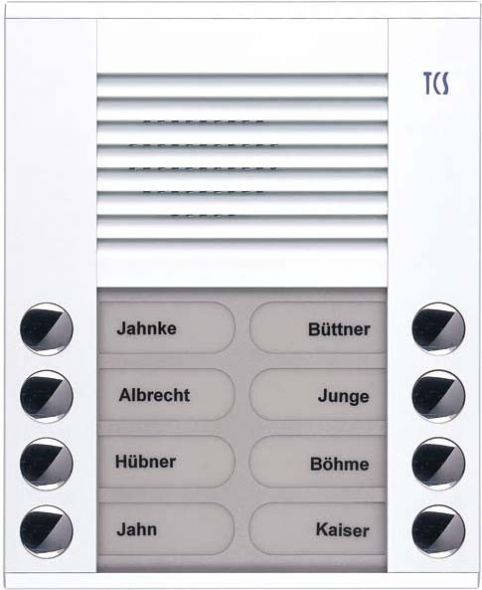 Audioaußenstation 2-reihig PES08-WS/04 Audioaußenstation 2-reihig PES08-WS/04