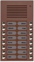 Audioaußenstation 2-reihig PES16-EB/04