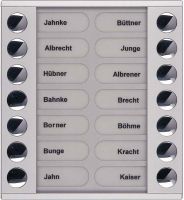Audioaußenstation 2-reihig PET14-EN/04