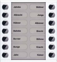 Audioaußenstation 2-reihig PET14-WS/04