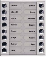 Audioaußenstation 2-reihig PET16-EN/04