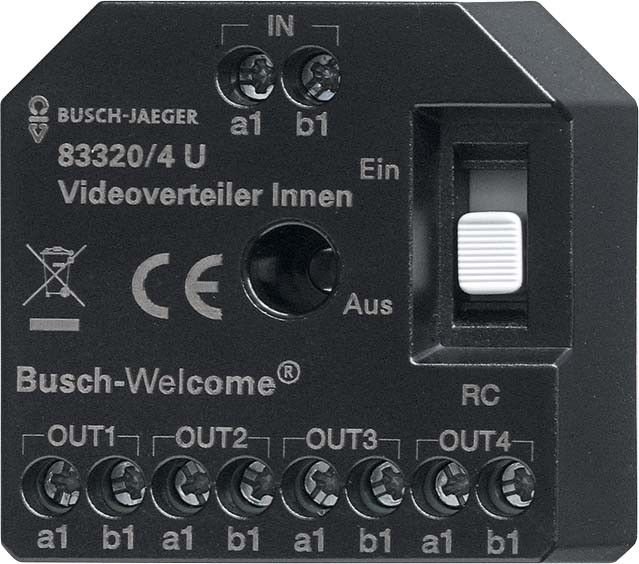Aktiv Videoverteiler 83320/4 U Aktiv Videoverteiler 83320/4 U