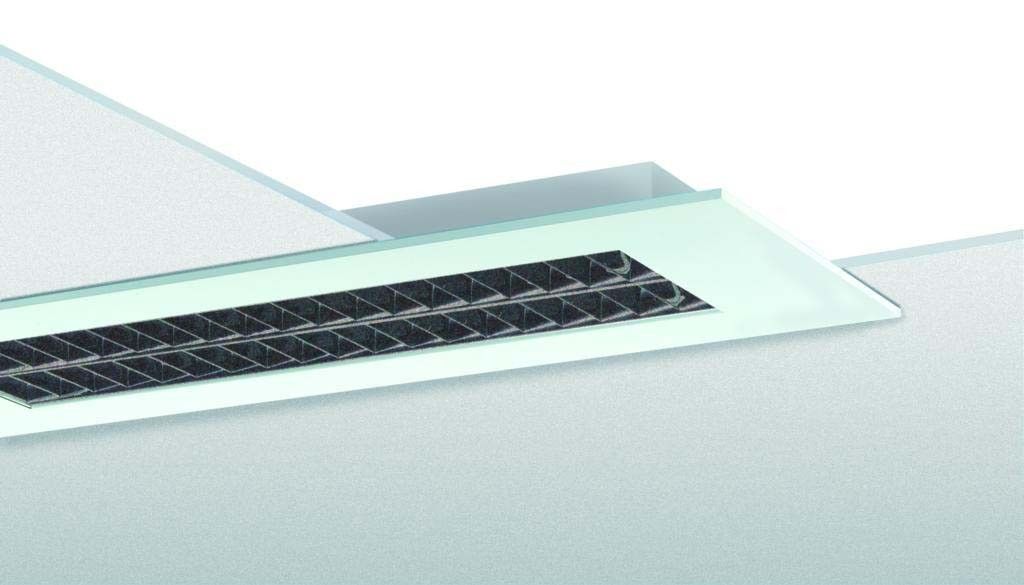 LED-Einbauleuchte ESL-R2X145/35DA-SM