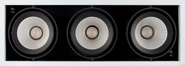 LED-Einbaustrahler 3fl. SPOT MULI3x30W4KFLWT LED-Einbaustrahler 3fl. SPOT MULI3x30W4KFLWT