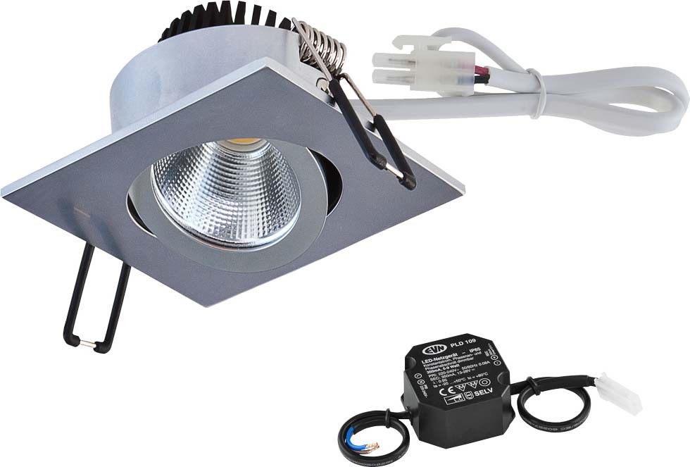 LED Deckeneinbauleuchte PC24N61540 chr/mt