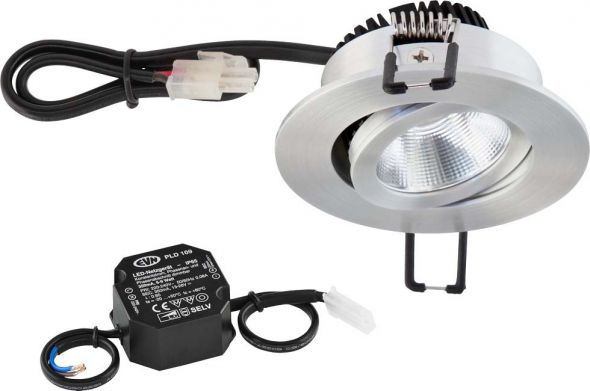 LED Deckeneinbauleuchte PC20N91440 alu