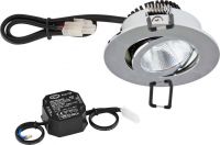 LED Deckeneinbauleuchte PC20N91140 chr