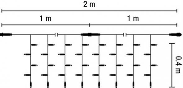 LED-Drape Lite 240 58724 LED-Drape Lite 240 58724