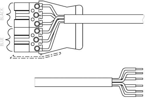 CONNECT Verbindungskabel P6B 6C 5M 1.5 WLC CONNECT Verbindungskabel P6B 6C 5M 1.5 WLC