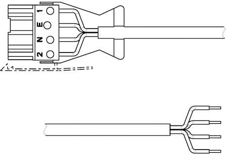 CONNECT Verbindungskabel P4 4C 5M 1.5 WLC