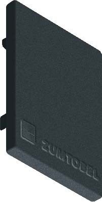 Abschlussplatte schwarz SUP2 TRACK #22169707