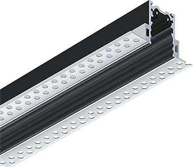 Niedervolt U-Einbauprofil SUP2 TRACKU TL 4M BK