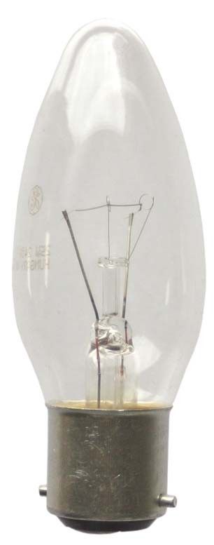 Kerzenlampe 35x100 mm B22d 40861