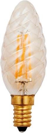 LED-Kerze gedreht Filament 36647 LED-Kerze gedreht Filament 36647