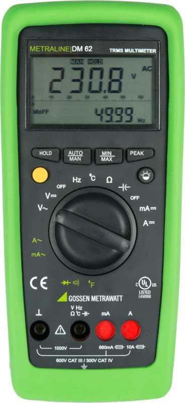 Multimeter TRMS METRALINE DM62