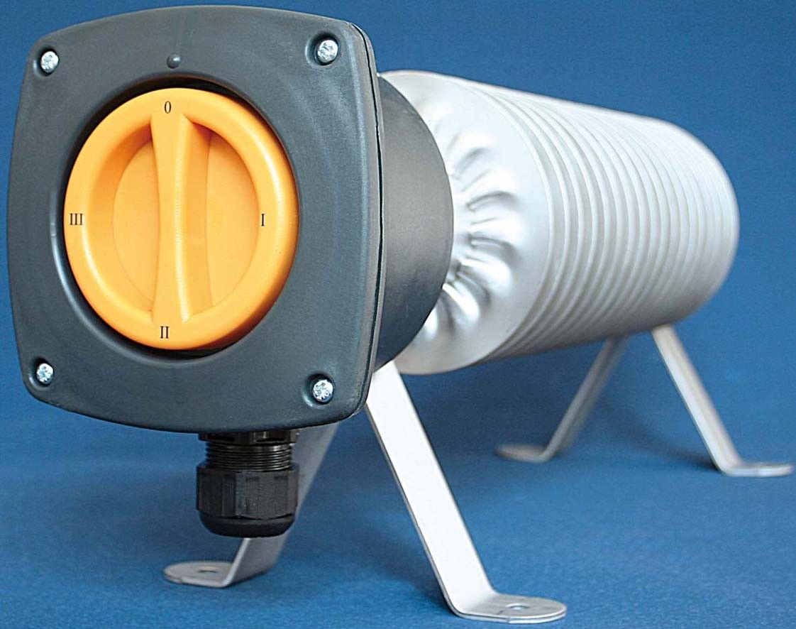 Rippenrohrheizofen RRH ST 2000-V4A