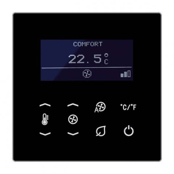 Raumtemperaturregler TRD LS 923048 schwarz Raumtemperaturregler TRD LS 923048 schwarz
