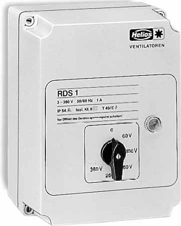 Trafo-Drehzahlsteller mit RDS 4 Trafo-Drehzahlsteller mit RDS 4